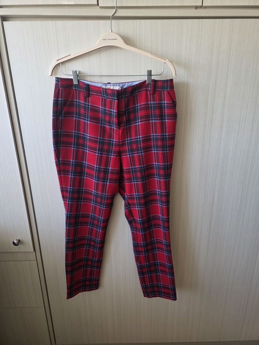 Vineyard Vines Red Plaid Trousers - Size 12